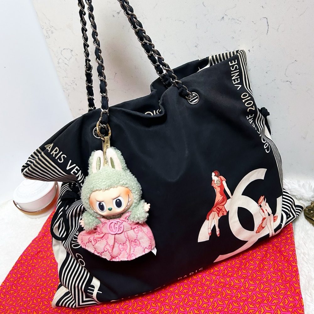 Authentic Chanel Limited Edition Cruise 10’ Paris-Venice Cruise Bon Bon Tote Bag